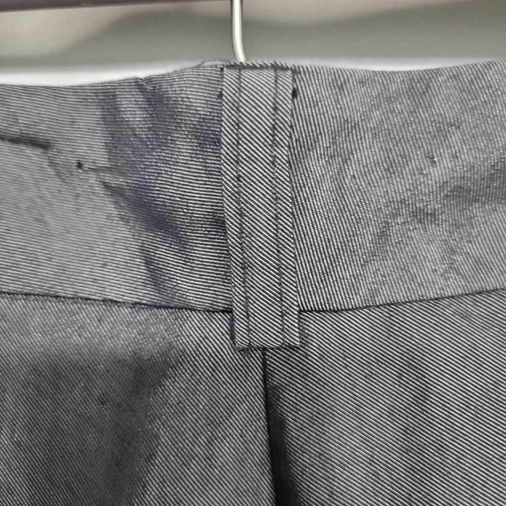 Ashley Stewart Grey Wide Leg Dress Pants Women's Size 24 Flawed Workwear Office - Picture 13 of 16